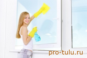 Как мыть металлопластиковые окна?
